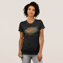 Heavy Ion Collisions women's fitted t-shirt