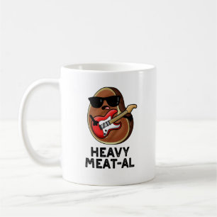 Heavy Meat-al Funny Meat Steak Pun Coffee Mug