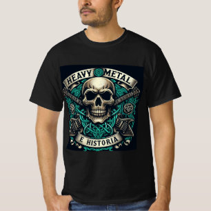 Heavy metal and history logo - Youtube T-Shirt