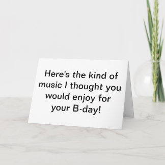 Heavy Metal B-day Card