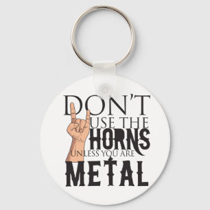 Heavy Metal Badass Keychain