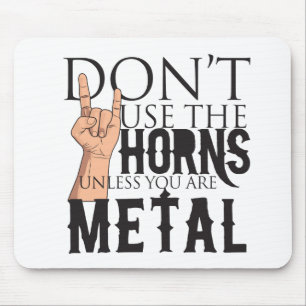 Heavy Metal Badass Mouse Pad