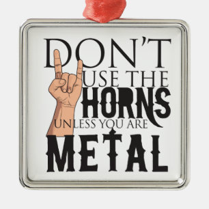 Heavy Metal Badass Ornament