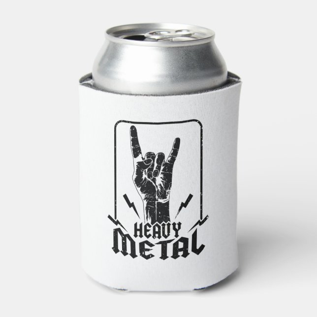 Heavy Metal Can Cooler (Can Front)