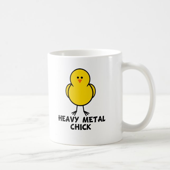 Heavy Metal Chick Coffee Mug (Right)