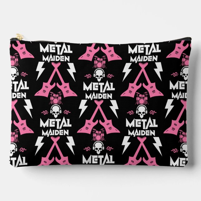 Heavy Metal Chick Music Fan Accessory Pouch (Front)