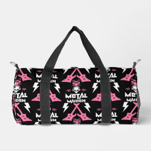 Heavy Metal Chick Music Fan Duffle Bag
