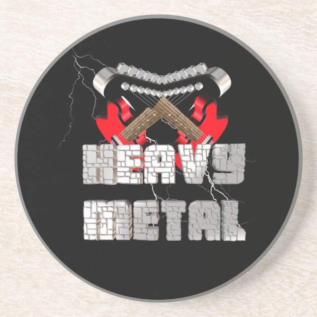 Heavy metal coaster (Front)