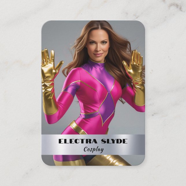 Heavy Metal Coscard QR Code Cosplay Cards (Front)