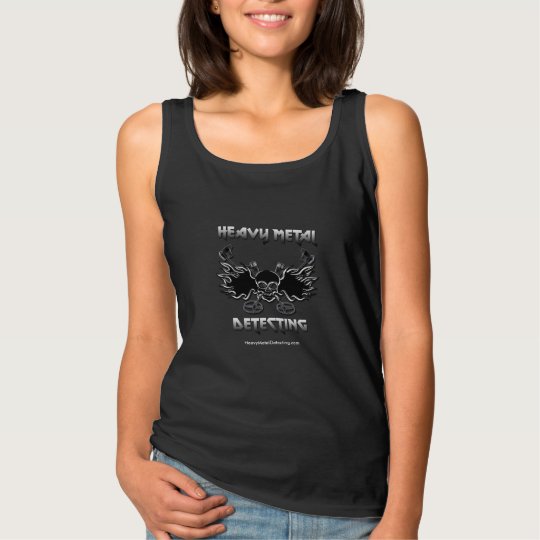Heavy Metal Detecting Girls Tank Top