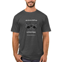 Heavy Metal Detecting T-Shirt in Grey