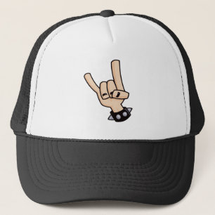 Heavy Metal Devil Horns Trucker Hat