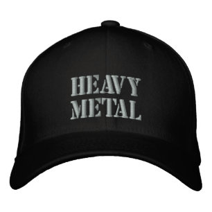HEAVY METAL EMBROIDERED HAT