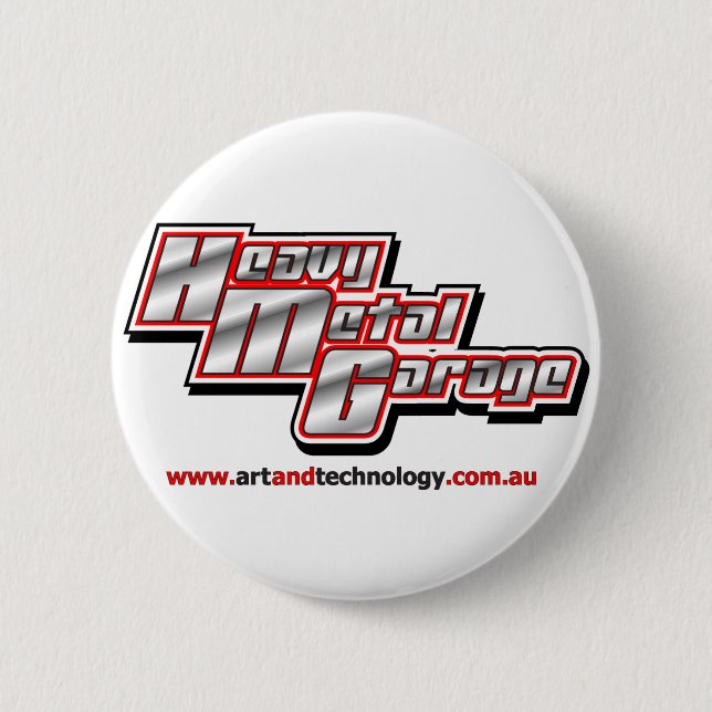 Heavy Metal Garage Button (Front)