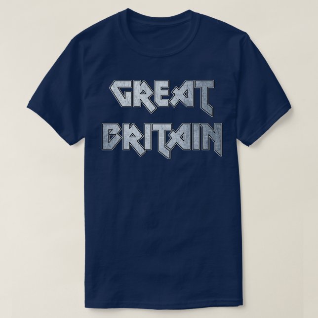 Heavy metal Great Britain T-Shirt (Design Front)