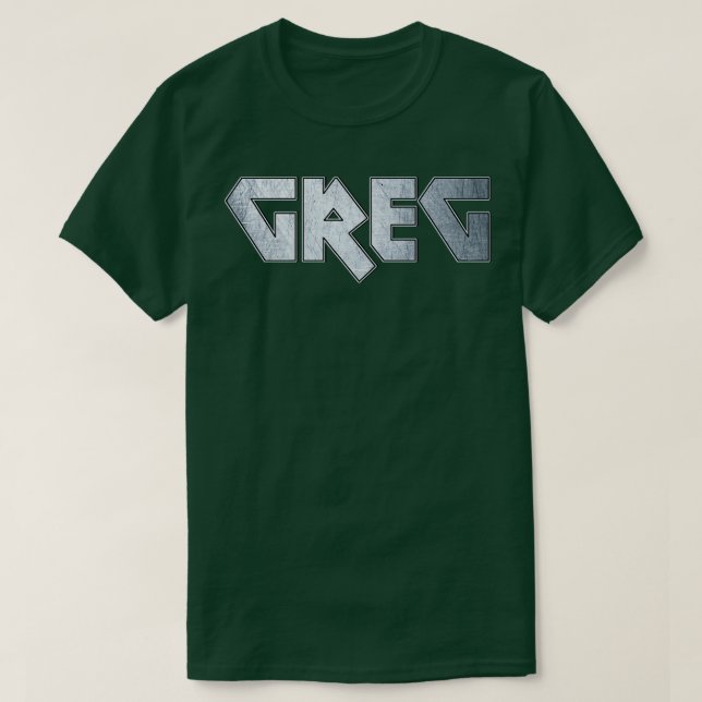 Heavy metal Greg T-Shirt (Design Front)