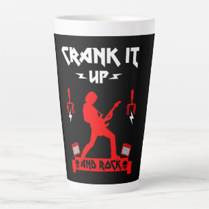 Heavy Metal Guitar Legend Latte Mug