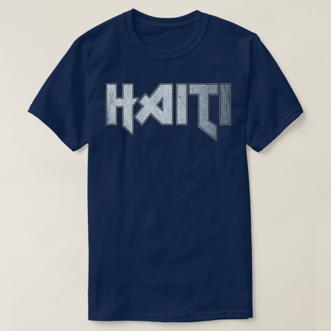 Heavy metal Haiti T-Shirt (Design Front)