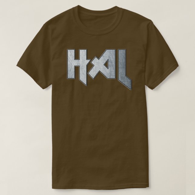Heavy metal Hal T-Shirt (Design Front)