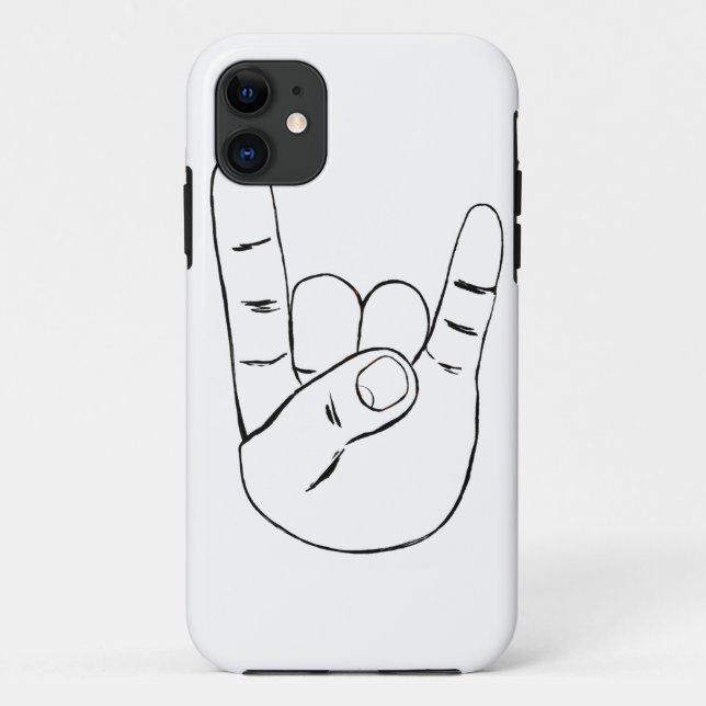 Heavy Metal Horns iPhone 5 Case (Back)