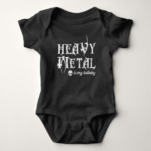 Heavy Metal is My Lullaby Baby Bodysuit