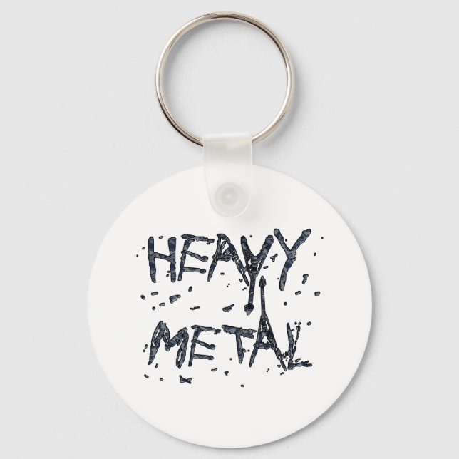 HEAVY METAL KEYCHAIN (Front)