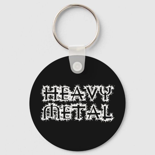 Heavy Metal Keychain (Front)