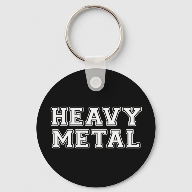 Heavy Metal Keychain (Front)