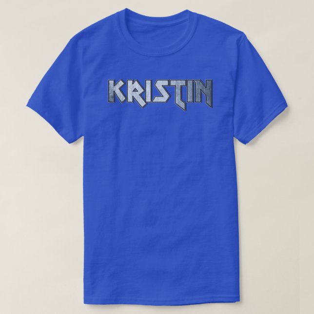Heavy metal Kristin T-Shirt (Design Front)