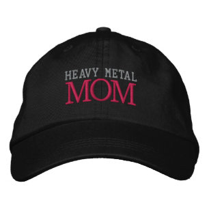 HEAVY METAL MOM EMBROIDERED HAT