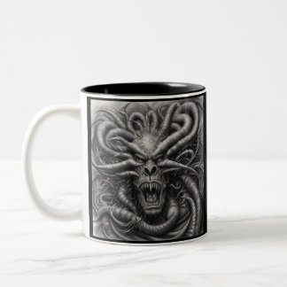 Heavy Metal Monster Two-Tone Coffee Mug