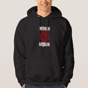 Heavy Metal Pentagram Goth Death Metal Hoodie