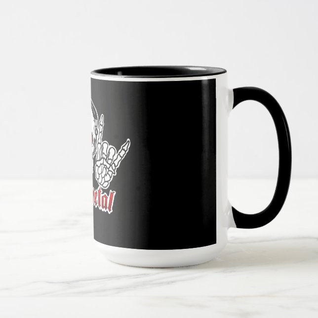HEAVY METAL SKULL MUG (Right)