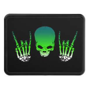Heavy Metal Skull Tow Hitch Cover