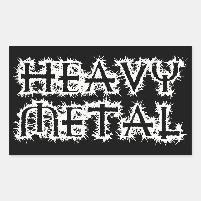 Heavy Metal Sticker (Front)