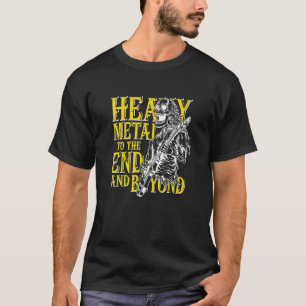 Heavy Metal Zombie with Guitar T-Shirt