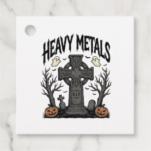 Heavy Metals Halloween Graveyard Vector Design_1 Favour Tags