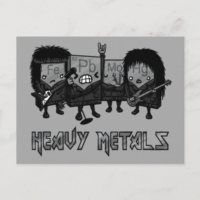 Heavy Metals Postcard (Front)