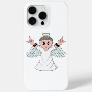 Heavy Music Loving Angel iPhone 15 Pro Max Case