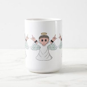 Heavy Music Loving Angel Coffee Mug