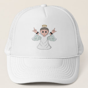 Heavy Music Loving Angel Trucker Hat