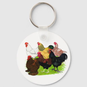 Heavy Rooster Assortment Keychain