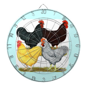 Heavy Rooster Chicken Quartet Dartboard