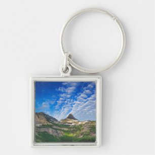 Heavy Runner And Reynolds Mountain In Morning Keychain
