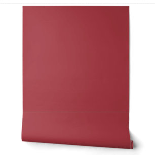 Heavy Scarlet Red / Moody Crimson Solid Colour Wallpaper