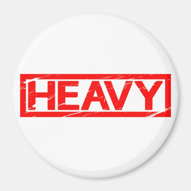 Heavy Stamp Magnet (Front)