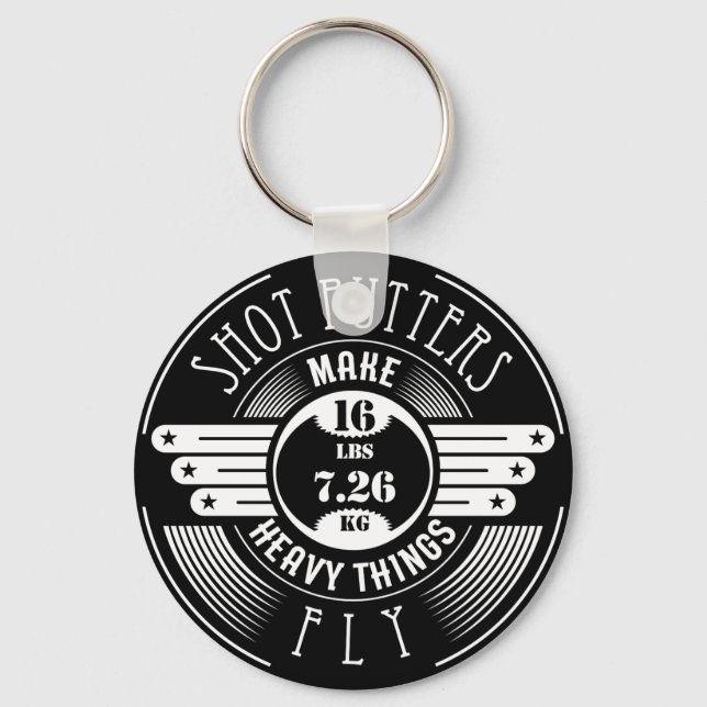 heavy things that fly keychain (Front)