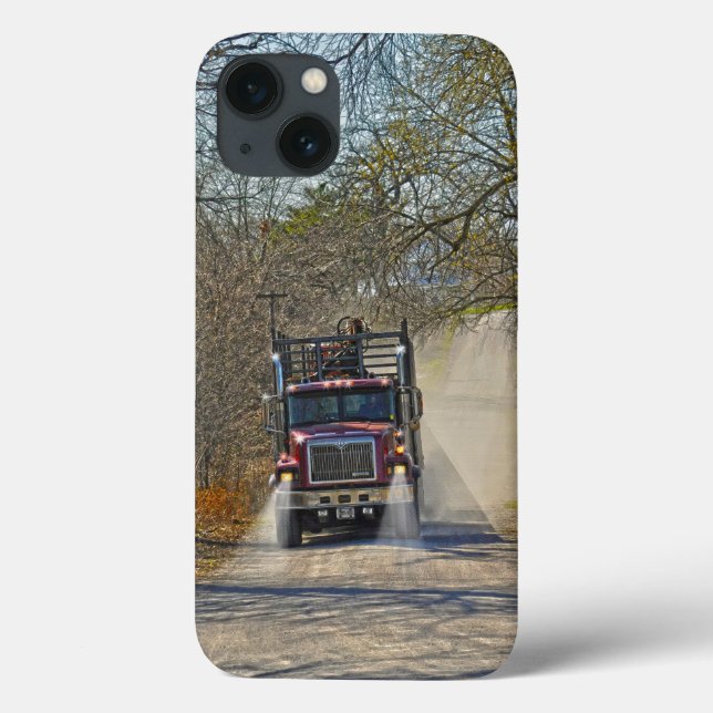 Heavy Truck on a Dusty Country Road Case-Mate iPhone Case (Back)