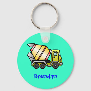 Heavy truckmixer keychain