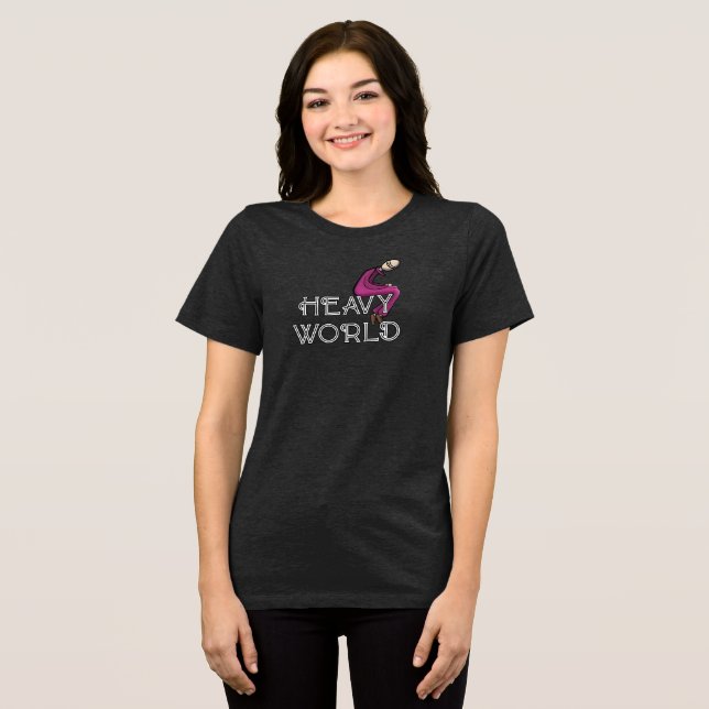 Heavy World Tri-Blend Shirt (Front Full)